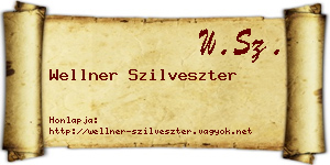 Wellner Szilveszter névjegykártya